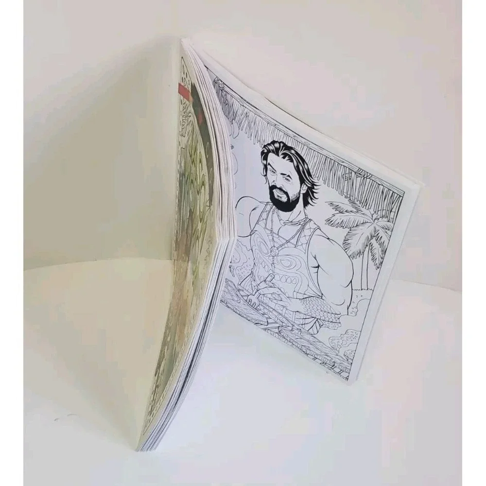 Crush and Color: Jason Momoa: A Coloring Book of Fantasies with an Epic Dreamboa